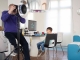 Mitarbeiter als Fotomodels...