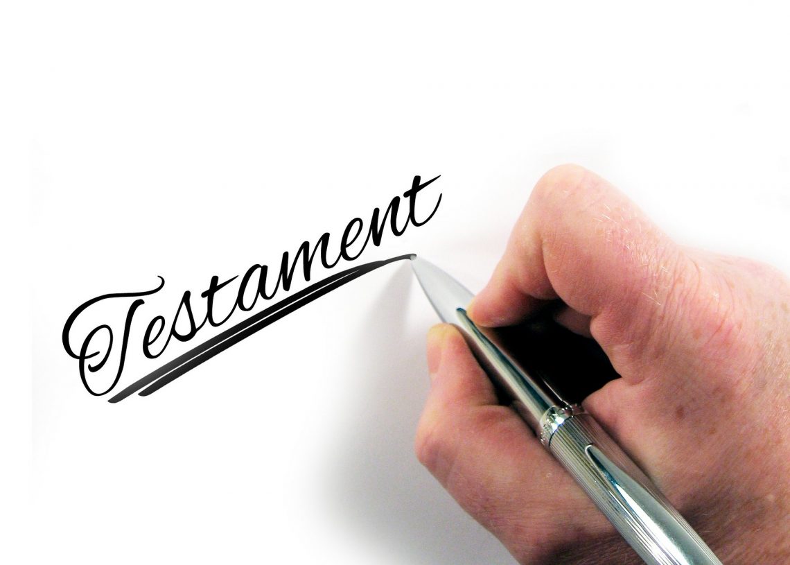 Testament sollte handschriftlich erstellt sein